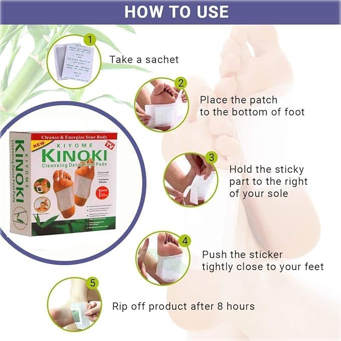 (Free Home Delivery) Kinoki Cleansing Detox Foot Patches