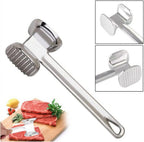 Meat Tenderizer Hammer Mallet Tool Pounder For Tenderizing Steak Beef And Poultry Aluminum Alloy