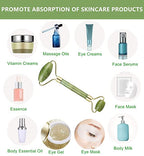 Jade Stone Face Roller, Eye Treatment Roller Reduce Wrinkles