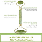 Jade Stone Face Roller, Eye Treatment Roller Reduce Wrinkles