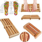 Wooden Roller Foot Massager - Pain & Stress Relief (FREE DELIVERY)