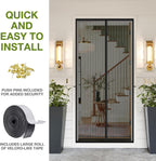 (Free Deliverey) Mosquito Door Net Mesh Screen – Magnetic Hands Free Closer