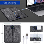 Rechargeable Portable EMS Electric Foot Massage Pad Feet Simulator