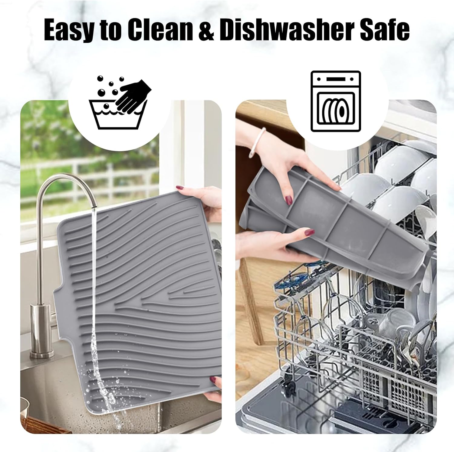 Silicone Drain Mat for Kitchen (FREE SHIPPING)