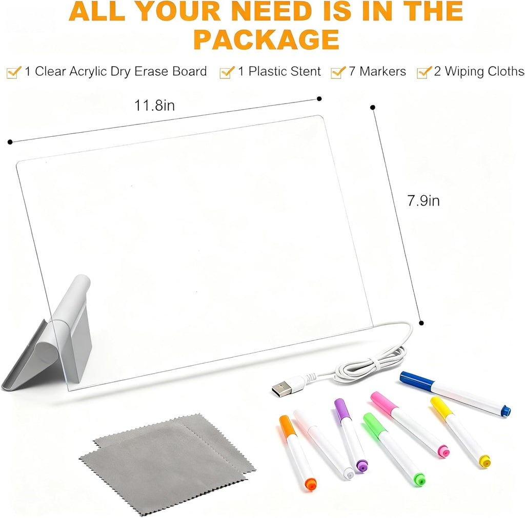 (Free Delivery) LED Light-Up Drawing Board