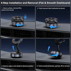 360° Magnetic Car Phone Holder – Strong Grip Mount (Free Delivery)