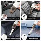 (Free home delivery) Rechargeable Portable Car Vacuum Cleaner with LED light