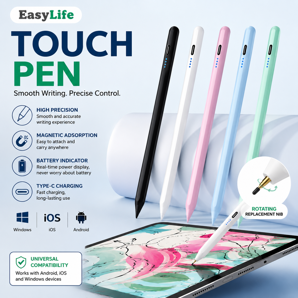 Universal Stylus Pen (Android, iOS) ⭐