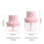 Wireless Rechargeable Electric Garlic Press Mini Meat Grinder Electric Chopper