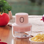 Wireless Rechargeable Electric Garlic Press Mini Meat Grinder Electric Chopper