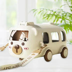 Bus Water Bottle 500ml Water Drinking Bottle for Child Travel