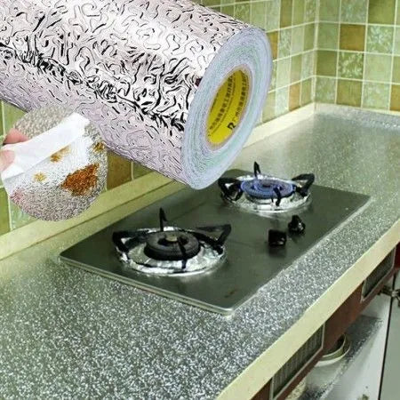 Aluminium Foil Sheet Kitchen Waterproof Self-Adhesive