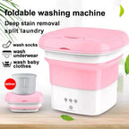 Portable Mini Folding Washing and Spin Dryer  Machine (Free home delivery)