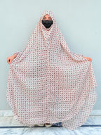 Full Coverage Printed Namaz Chadar with Sleeves-Full Length