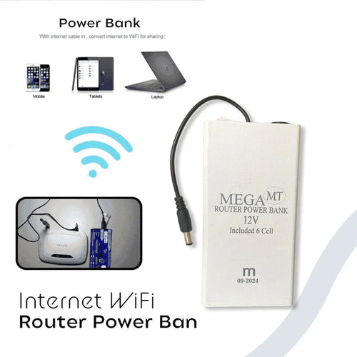 12W WiFi Router Power Bank – Stay Connected Anywhere