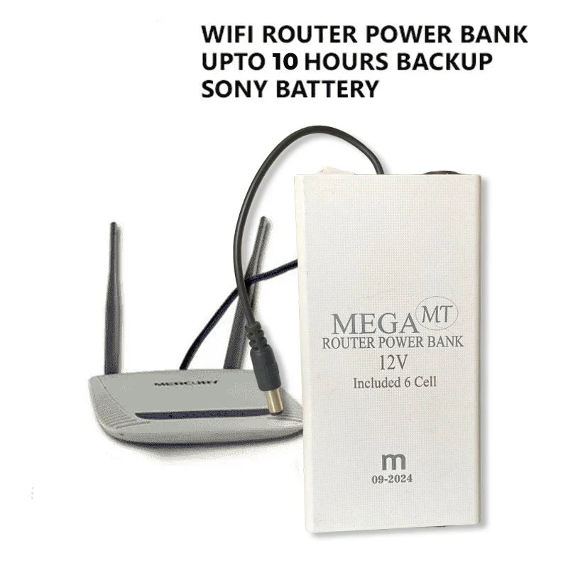 12W WiFi Router Power Bank – Stay Connected Anywhere