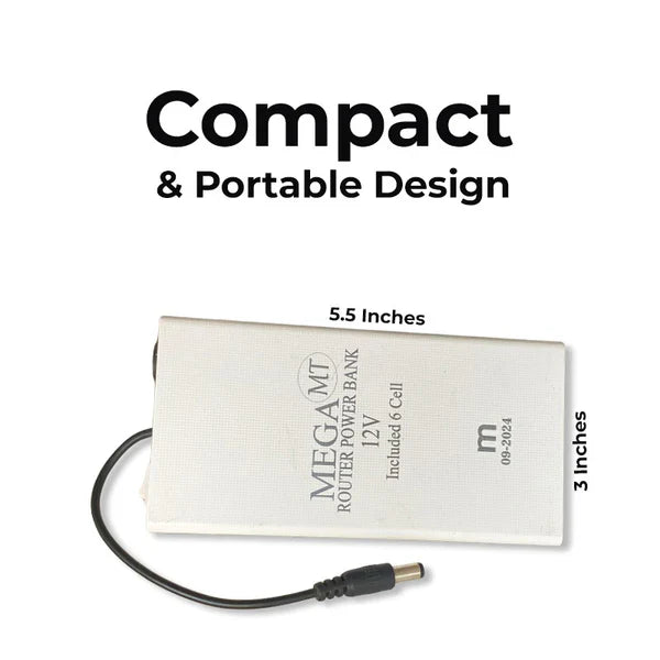 12W WiFi Router Power Bank – Stay Connected Anywhere