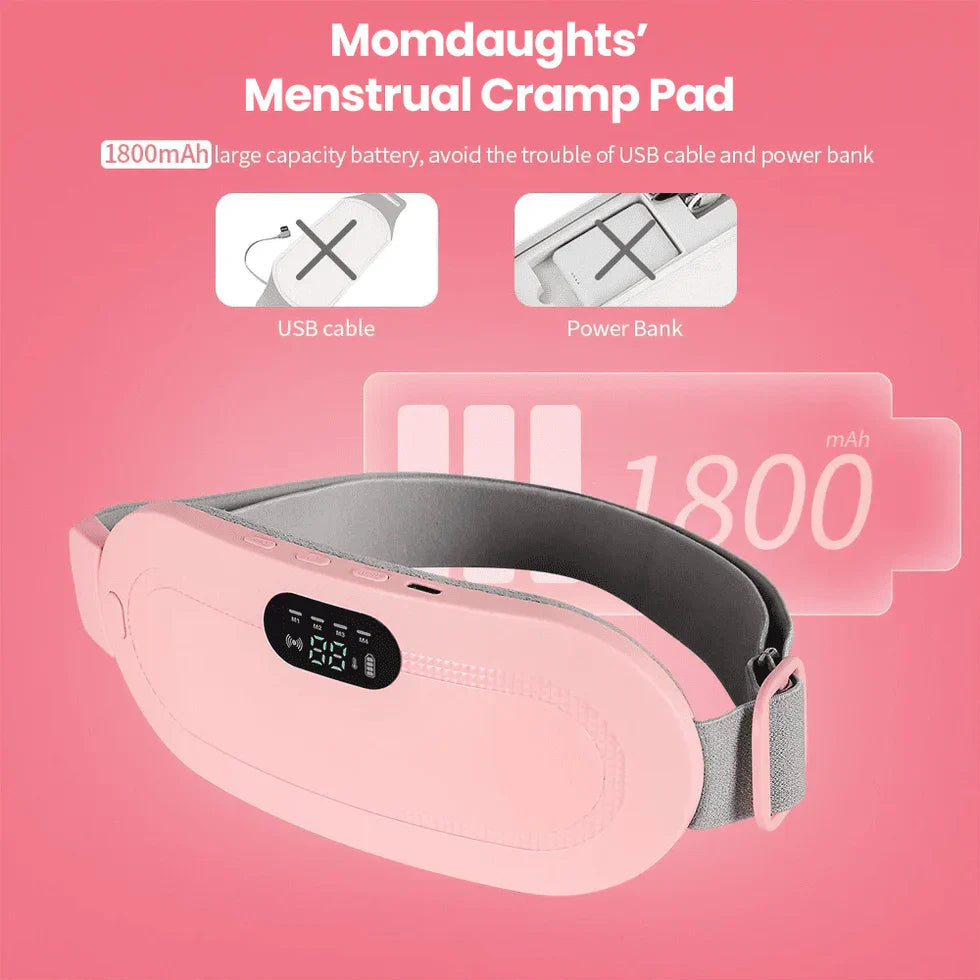 Adjustable Heating & Massage Belt for Menstrual Pain Relief