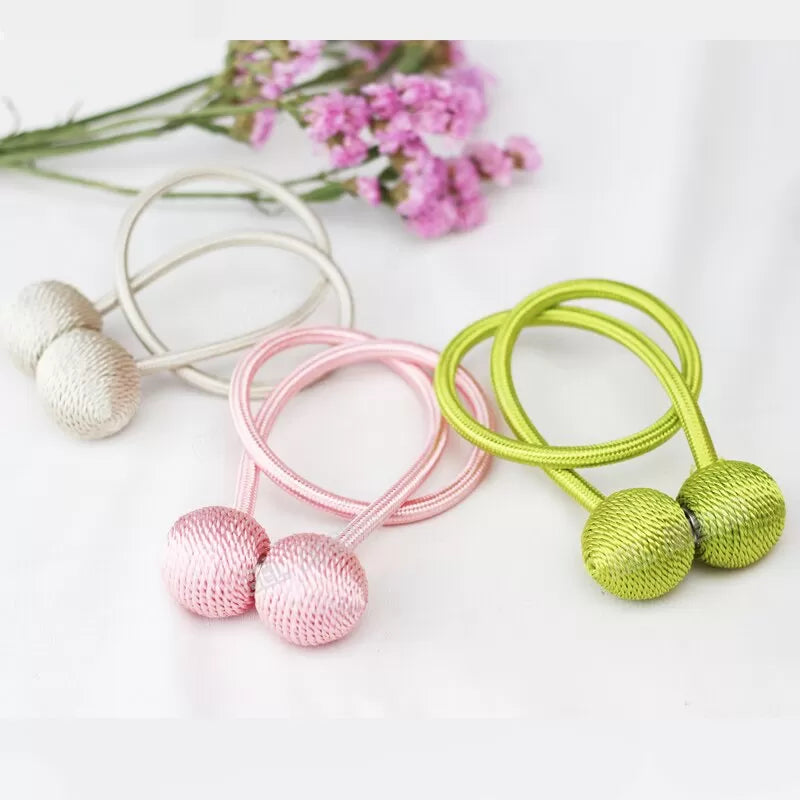 Magnetic Curtain Tieback High Quality Holder Hook Buckle Clip Curtain Tieback Polyester Decorative Home Accessories