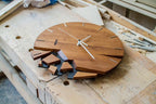 Rustic Wooden Tic-Tac-Toe Set