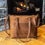 Artisan Full-Grain Leather Tote Bag